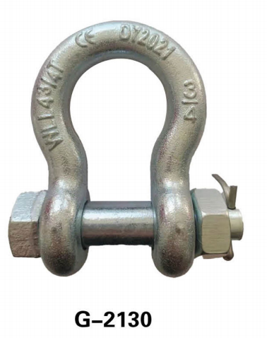 DAYAN/大雁 电镀锌 G-2130美式模锻卸扣 BX 1/4