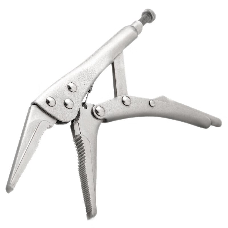 deli得力DL20015B尖嘴大力钳9寸(银)(把)