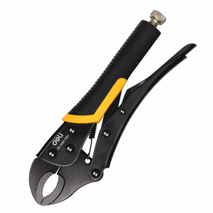 deli得力DL109110H发黑圆口大力钳10寸(黑)(把)