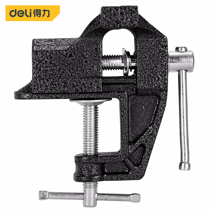 deli得力DL110050M迷你桌虎钳50型(黑)(把)