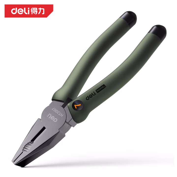 deli得力HT2007L_home系列钢丝钳7寸(绿)(把)
