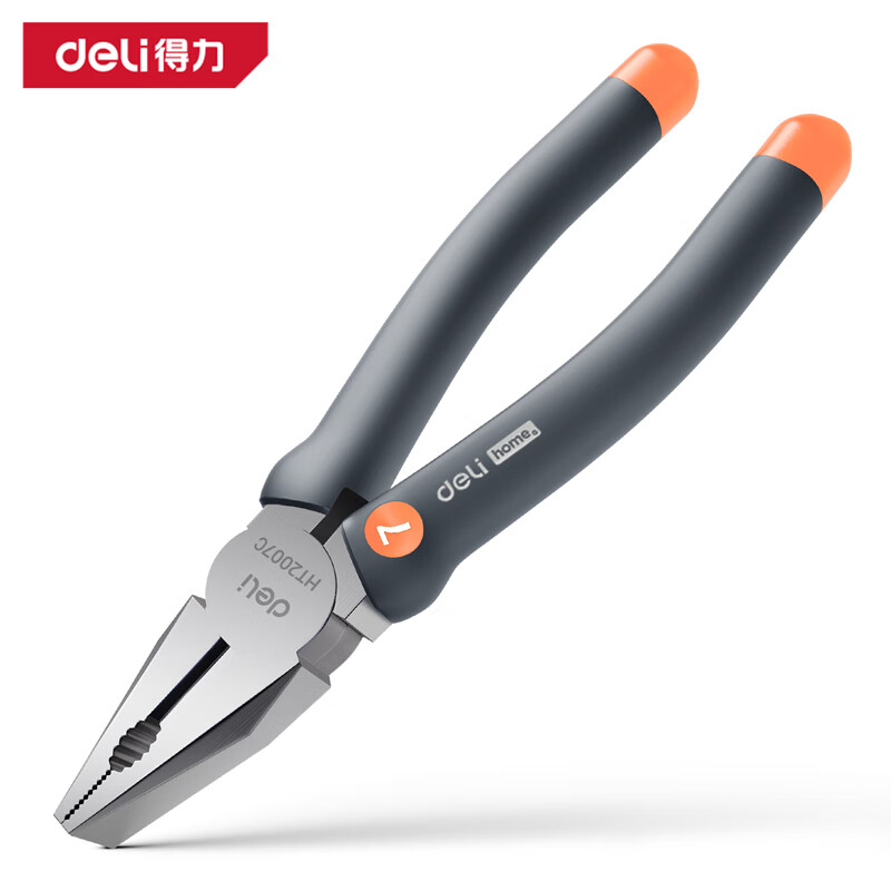 deli得力HT2007C_home系列钢丝钳7寸(橙)(把)