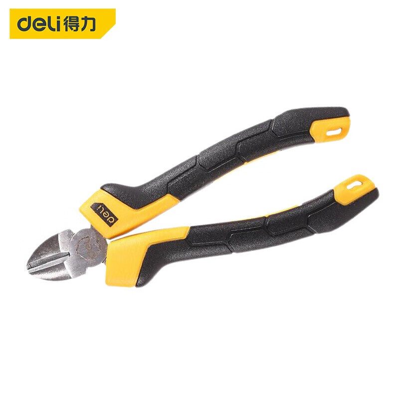 deli得力DL2207德式斜嘴钳7寸(黄)(把)