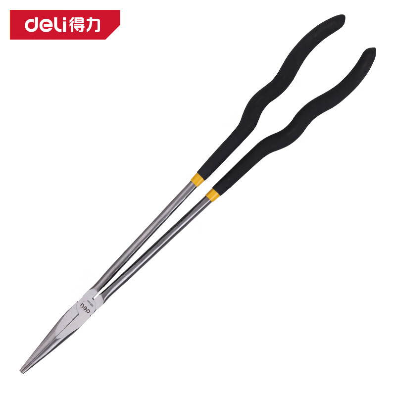 deli得力DL21016加长尖嘴钳16寸(黑)(把)