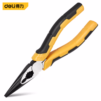 deli得力DL101308日式尖嘴钳8寸(黄)(把)