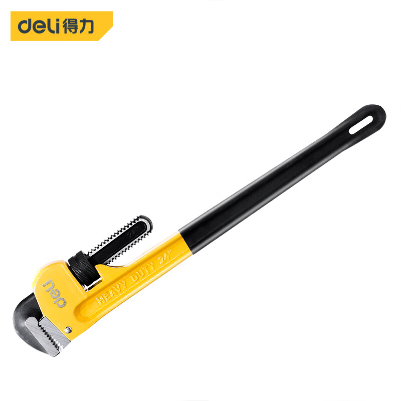 deli得力DL2524管子钳24寸(黄)(把)