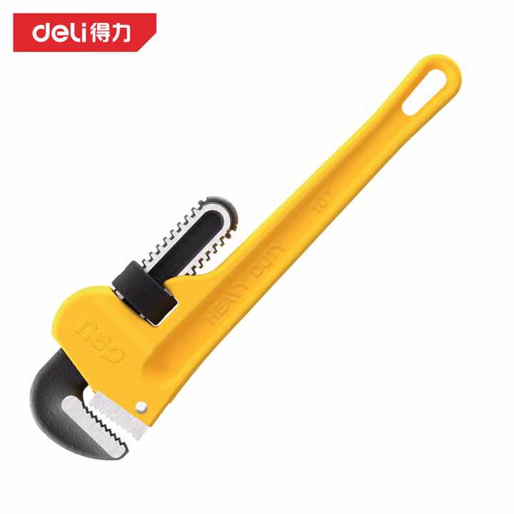 deli得力DL106010管子钳10寸(黄)(把)