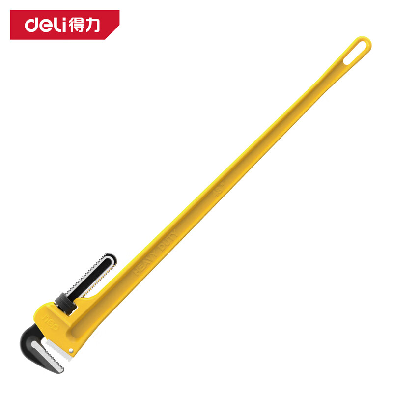 deli得力DL106048管子钳48寸(黄)(把)