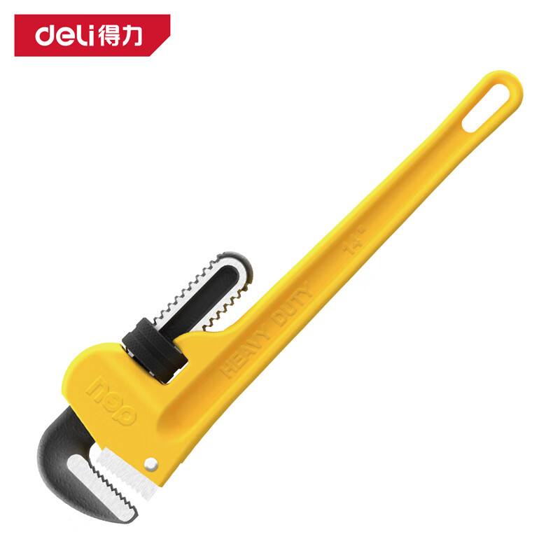 deli得力DL106014管子钳14寸(黄)(把)
