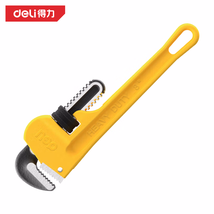 deli得力DL106008管子钳8寸(黄)(把)