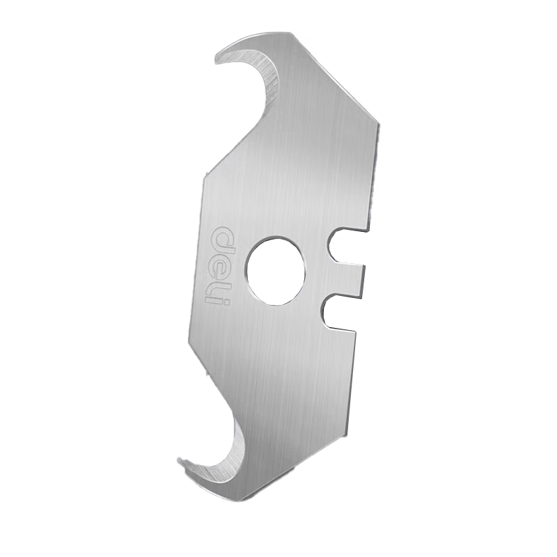 deli得力DL-DP31牛角刀片48×19×0.6mm(银)(盒)