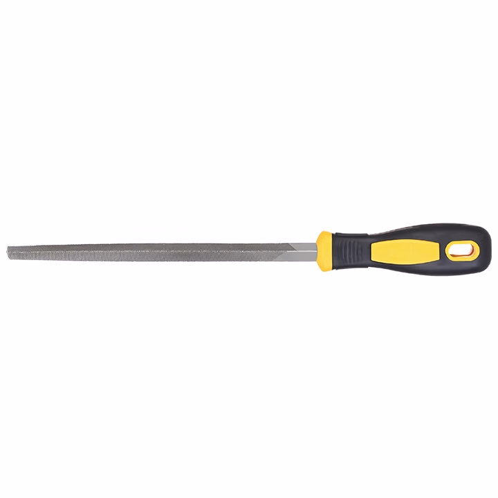 deli得力DL67106中齿三角锉6寸(黄)(把)