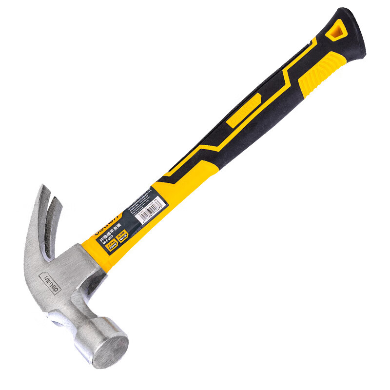 deli得力DL5003纤维柄羊角锤1.5lb(黄)(把)