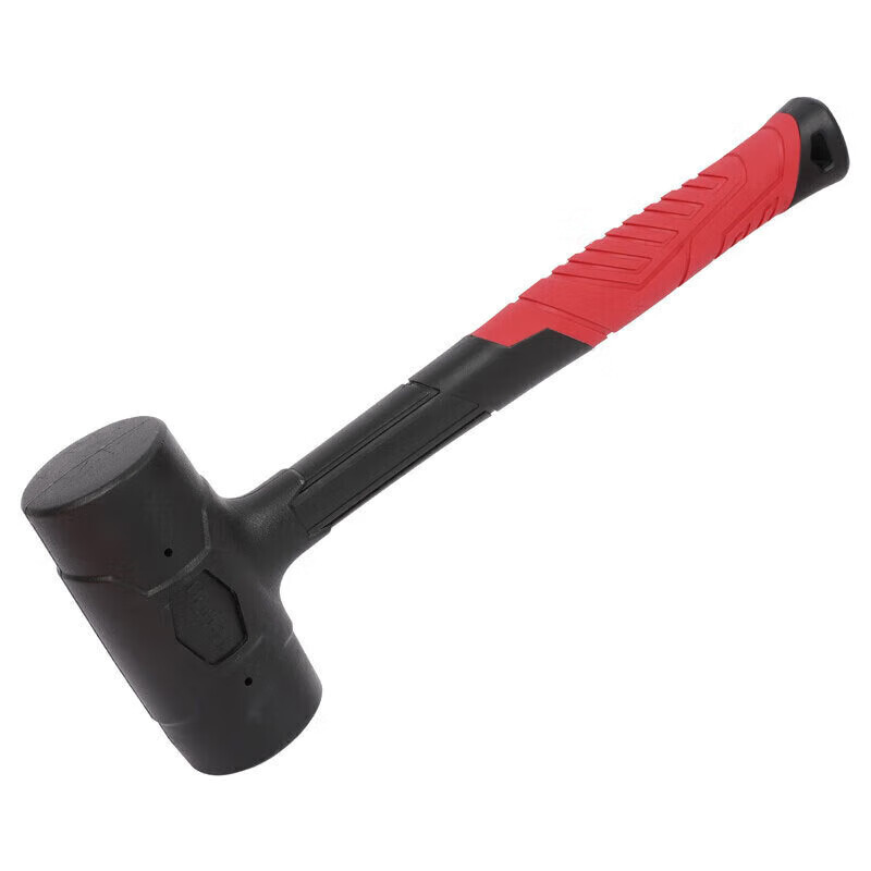 deli得力DL445055Z专业级防震橡皮锤55mm(红)(把)