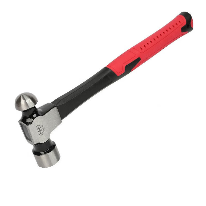 deli得力DL443016Z专业级纤维柄圆头锤16oz(红)(把)