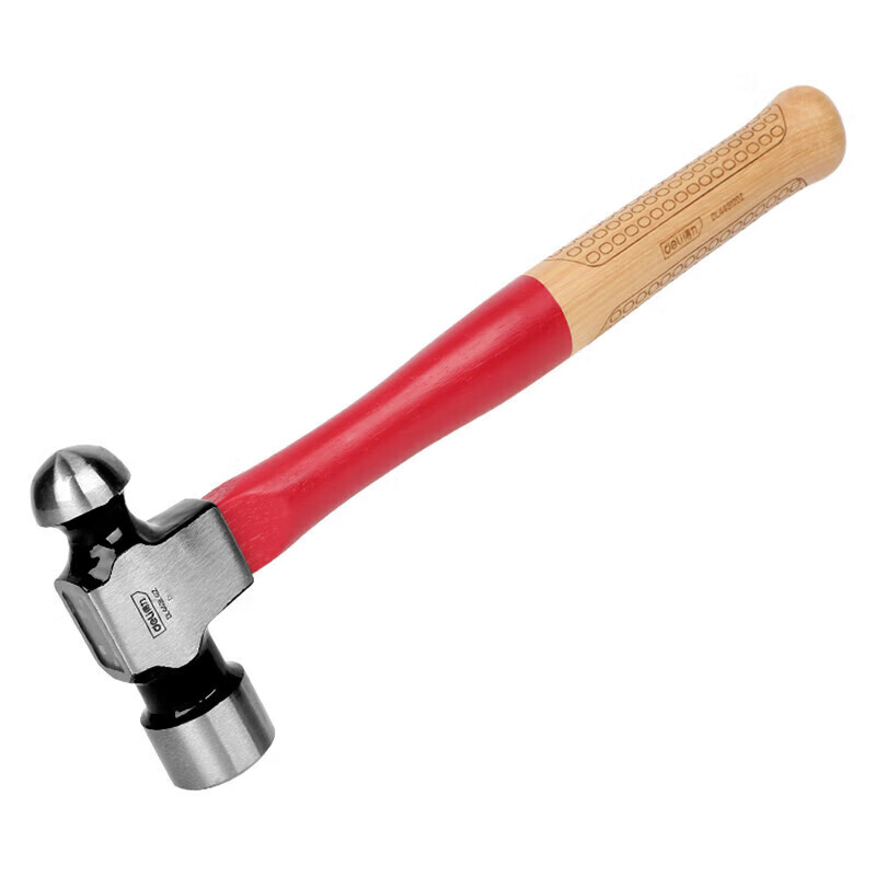 deli得力DL443116Z专业级木柄圆头锤16oz(红)(把)