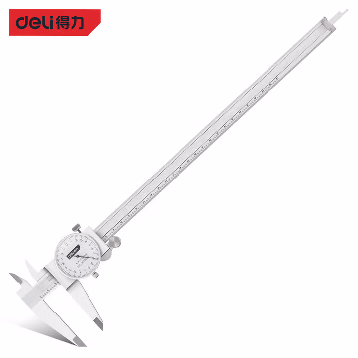 deli得力DL92300B带表卡尺300mm专业(红)(把)