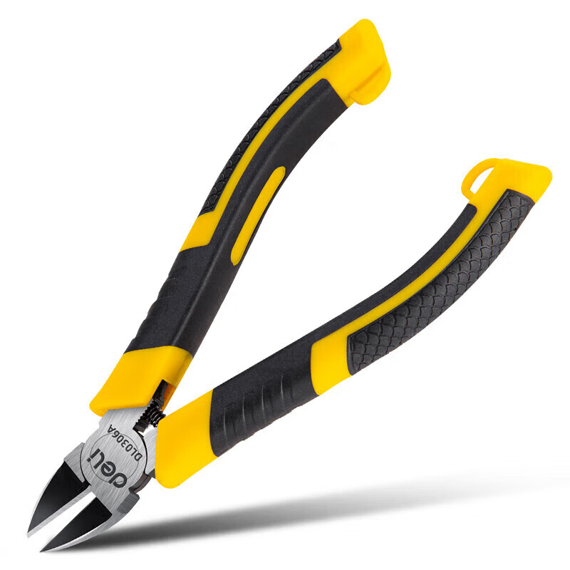 deli得力DL0306A水口钳6寸塑柄(黄)(把)