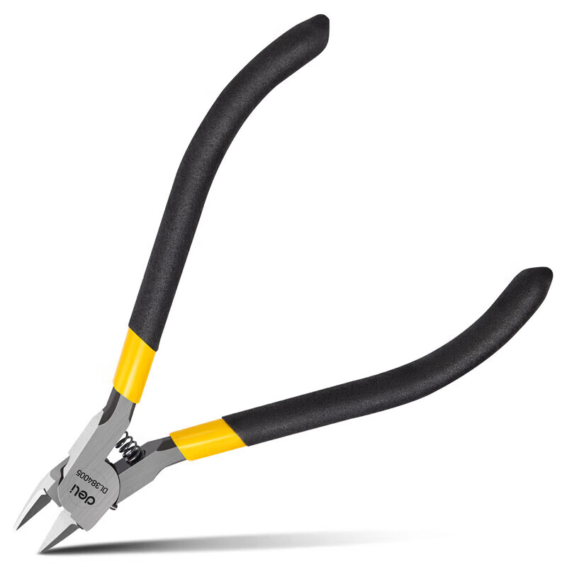 deli得力DL384005模型钳5寸单刃(黄)(把)