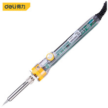 deli得力DL5071内热式调温电烙铁60W尖头(透明)(把)