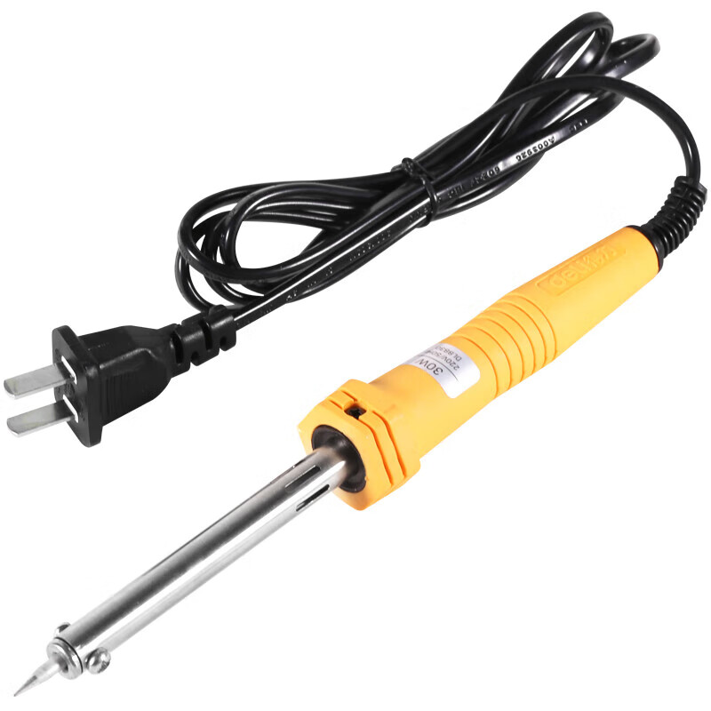 deli得力DL8830外热式恒温电烙铁30W尖头(黄)(把)