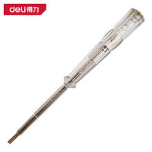 deli得力DL8002测电笔100-500V氖灯190mm(透明)(支)