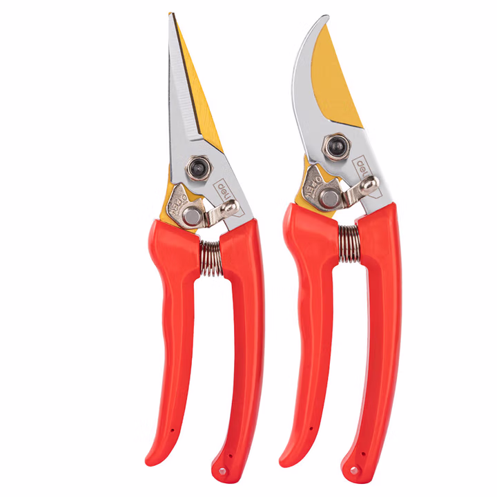 deli得力DL580242园艺剪套装2件套(红)(套)