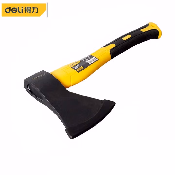 deli得力DL5708纤维柄斧头600g(黄)(把)