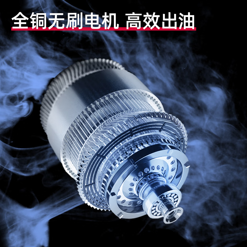 deli得力DL472600A定量无刷锂电黄油枪600CC(黑)(台)