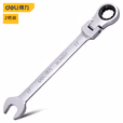 deli得力DL34217镜面活头两用棘轮快扳17mm(银)(把)