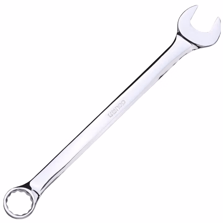 deli得力DL33107镜面两用扳手7mm铬钒钢(银)(把)