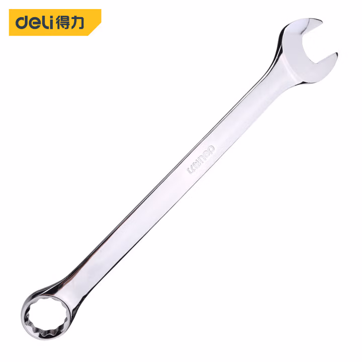 deli得力DL33117镜面两用扳手17mm铬钒钢(银)(把)