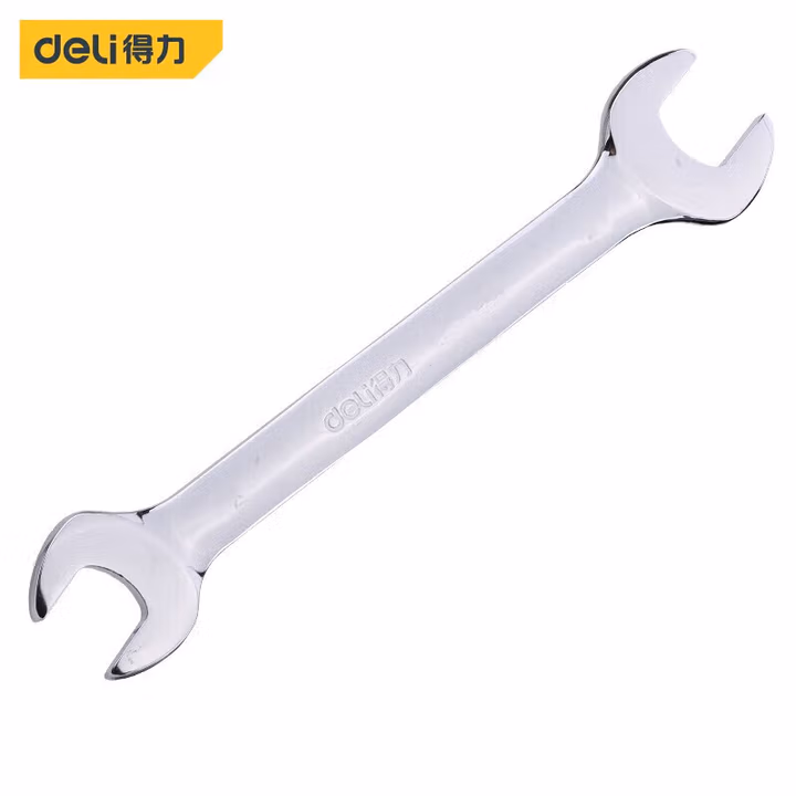 deli得力DL33321镜面双开口扳手22x24mm铬钒钢(银)(把)