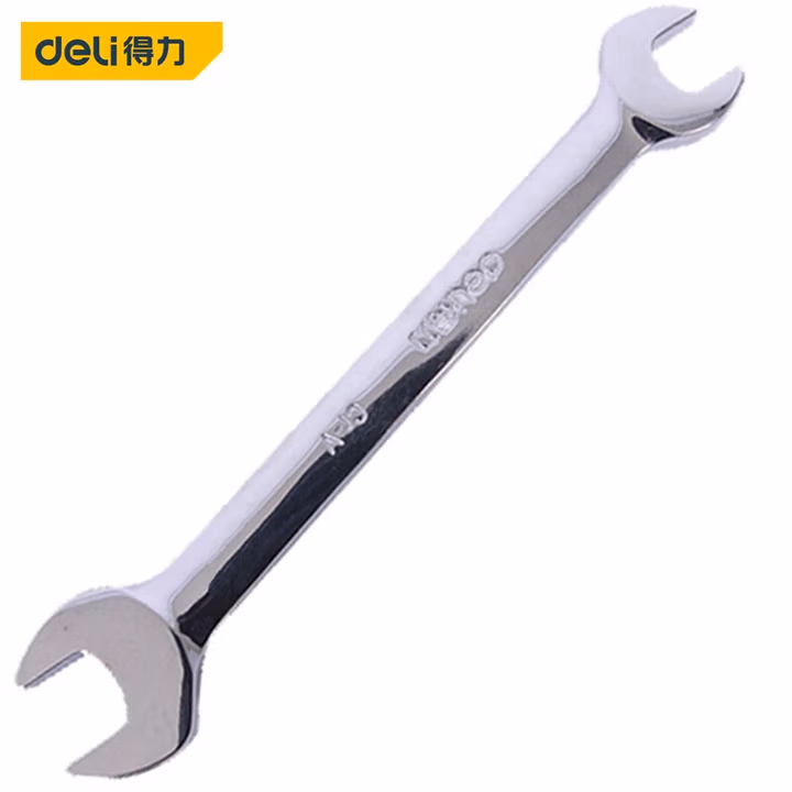 deli得力DL160507镜面双开口扳手5.5x7mm(银)(把)