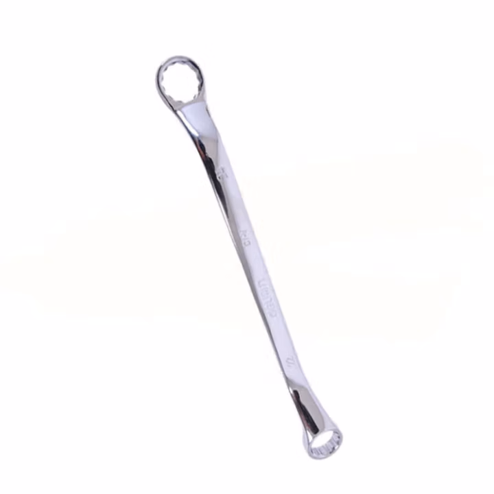 deli得力DL152224镜面双梅花扳手22x24mm(银)(把)