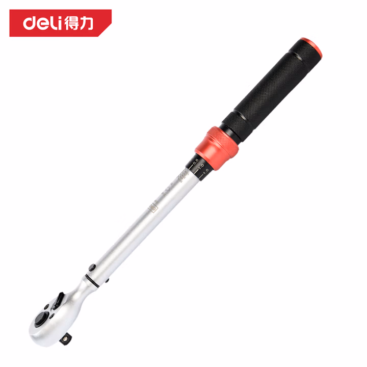 deli得力DL180800预置扭力扳手3/4寸200-801Nm(红)(把)