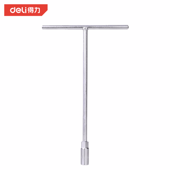 deli得力DL12_T型扳手12mm(银)(支)
