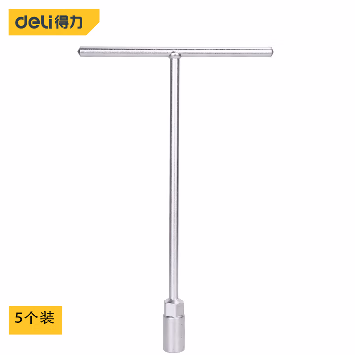 deli得力DL16_T型扳手16mm(银)(支)