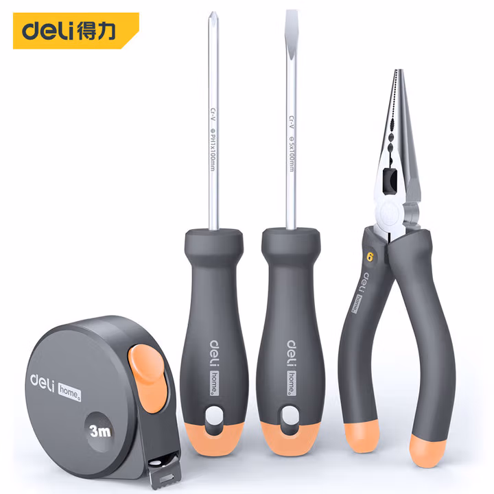 deli得力HT0004C_home系列组套4件套(橙)(套)