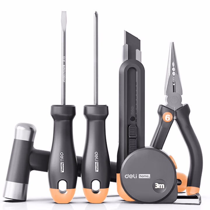 deli得力HT0006C_home系列组套6件套(橙)(套)