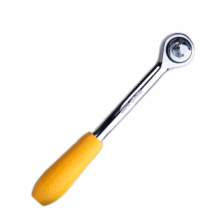 deli得力DL4180_12.5mm系列直柄棘轮扳手45T(银)(把)