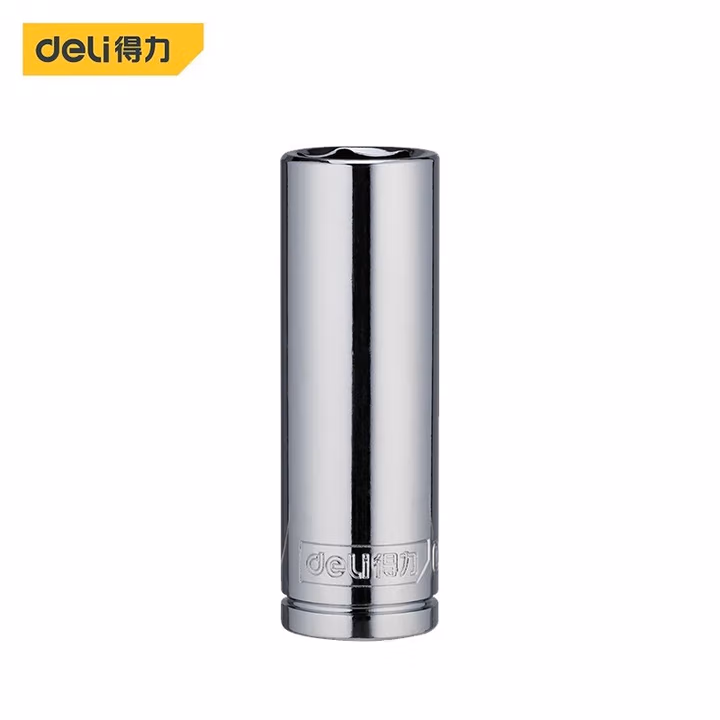 deli得力DL4314(终保)12.5mm系列六角长套筒14mm(银)(支)