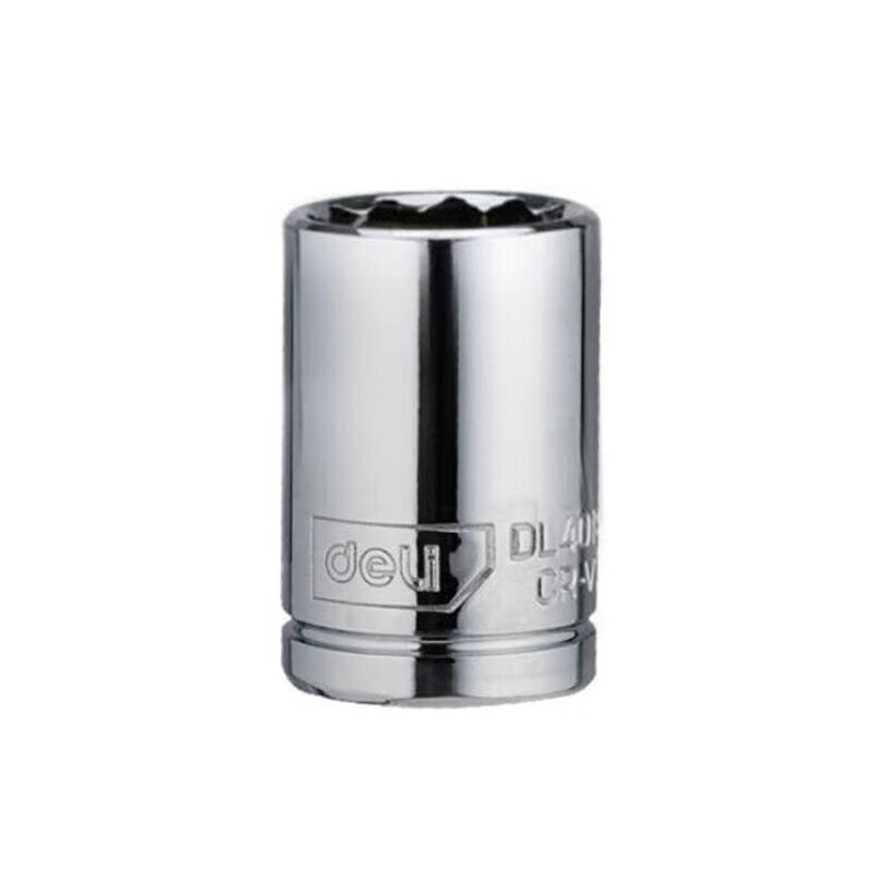 deli得力DL4016-12(终保)12.5mm系列十二角套筒16mm(银(支