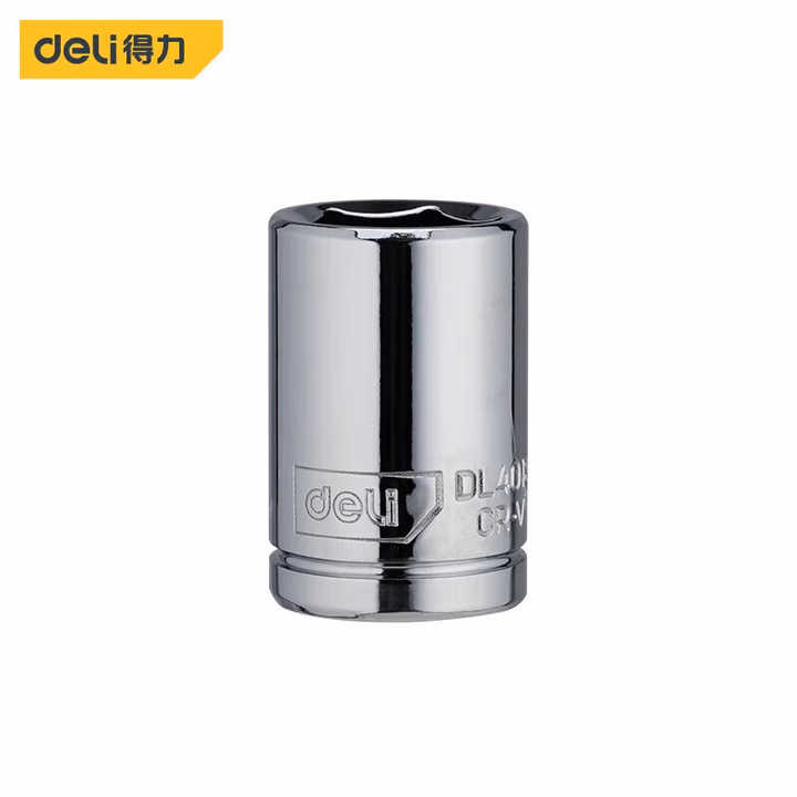 deli得力DL2412(终保)6.3mm系列六角套筒12mm(银)(支)