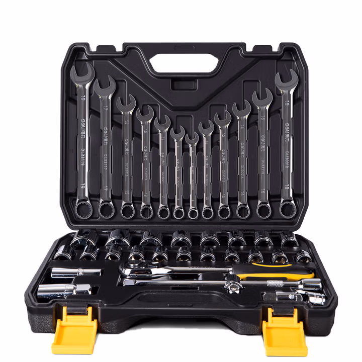 deli得力DL2037TB_37件12.5mm系列套筒扳手组套(黑)(套)