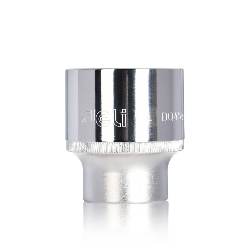 deli得力DQ4530(终保)19mm系列十二角重型套筒30mm(银)(支)