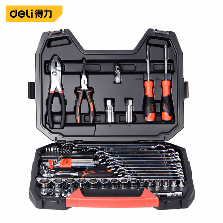 deli得力DQ01059(终保)59件快修店专用组套(红)(套)