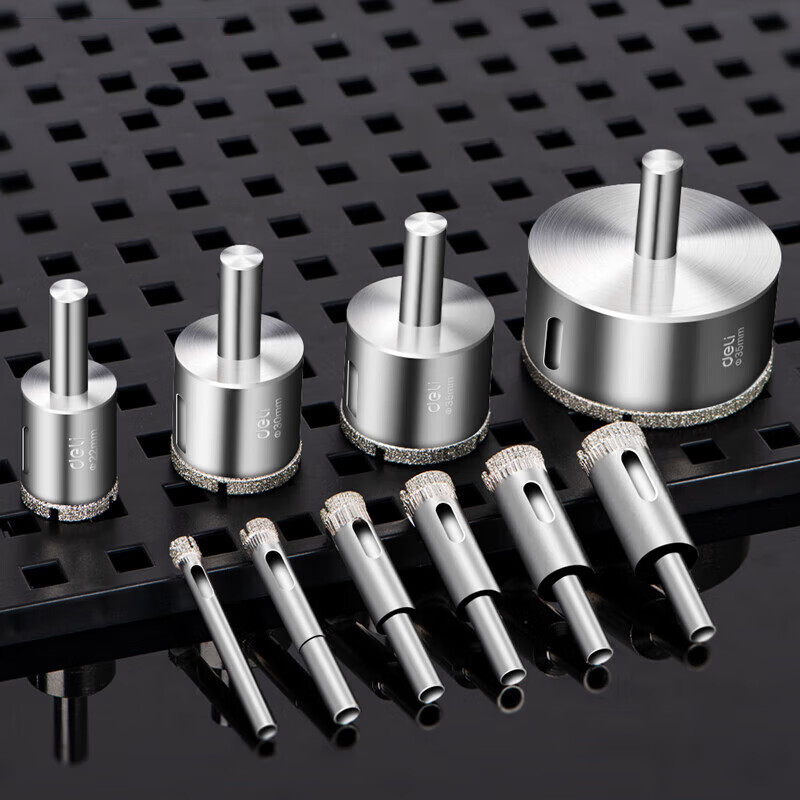 deli得力DH-BKK420-W1玻璃瓷砖开孔器42mm(银)(个)