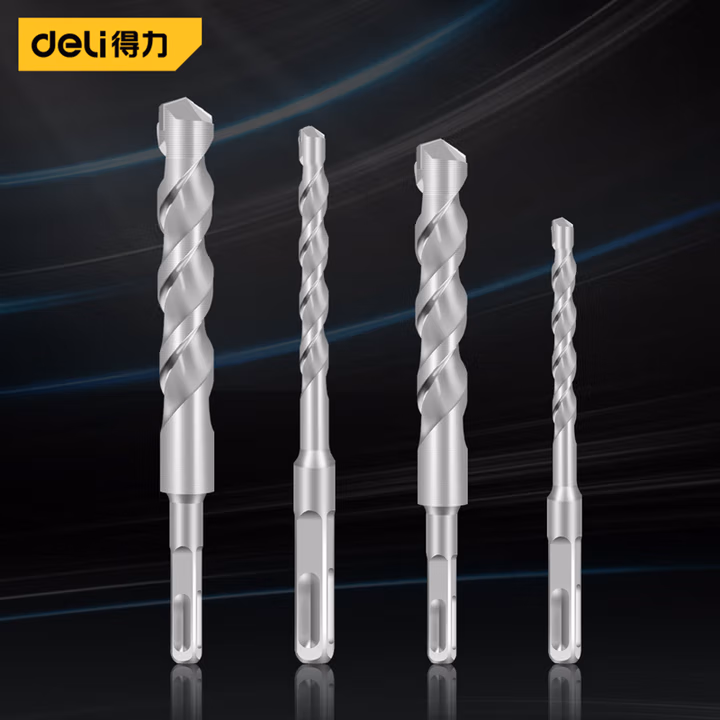 deli得力DL-F16200_方柄电锤钻Φ16x200mm_YG8C(银)(支