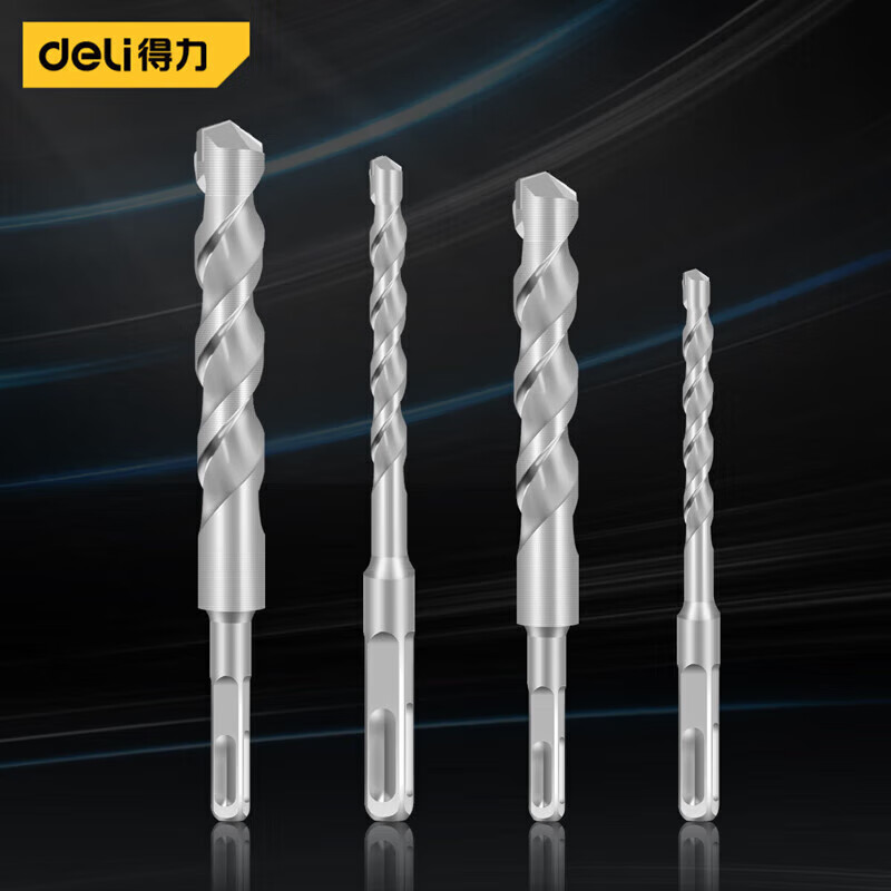 deli得力DL-F16350_方柄电锤钻Φ16x350mm_YG8C(银)(支